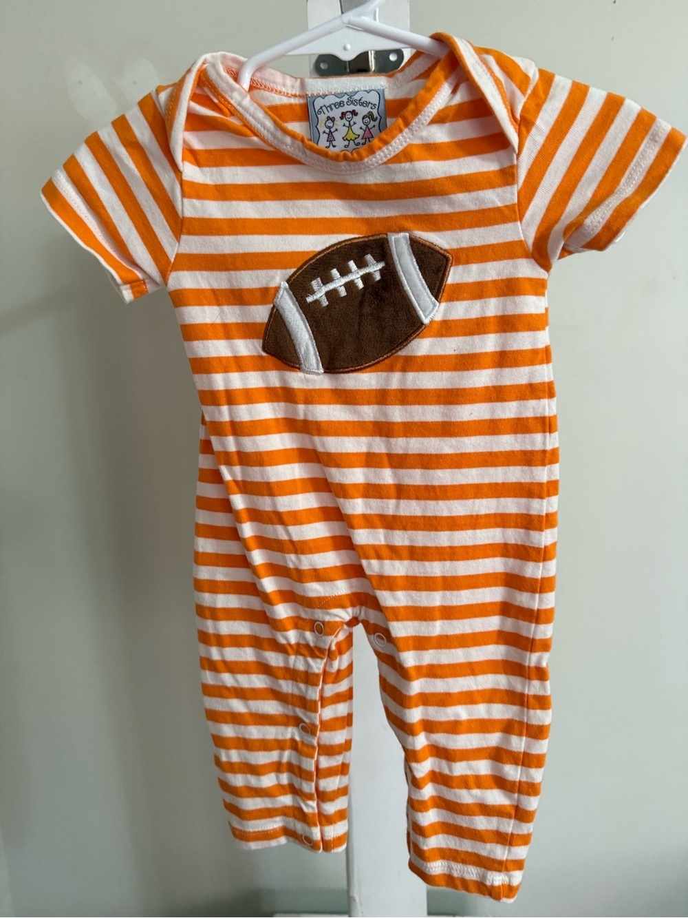 Three Sisters Football Romper